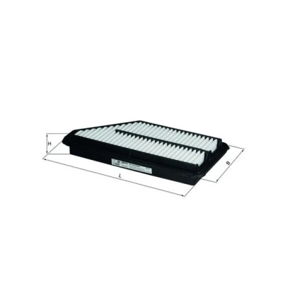 Bild av MAHLE ORIGINAL LX 840 Filtre à air 50,0 156 327,0, 327,0 Cartouche filtrante HONDA: PRELUDE V, 4
