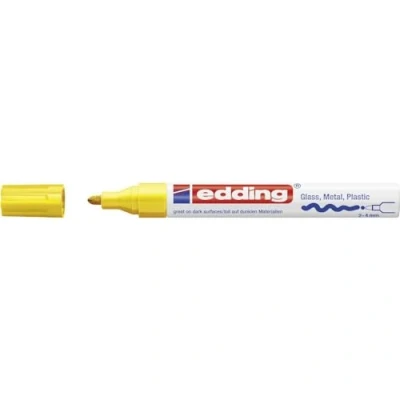 Bild av Edding 750, Gul, Multifärg, 1 färger, Rundad spets, Rund, 2 mm