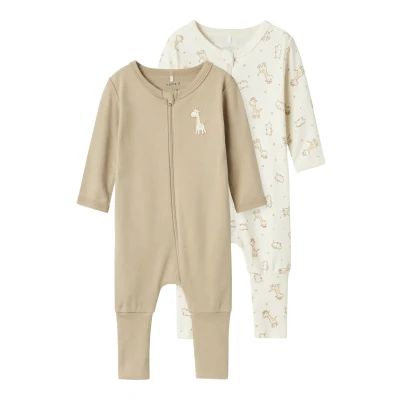 Bild av Name it 2P ZIP FF Jet Giraffe NOOS Pyjamas för barn, Storlek: 80, stream