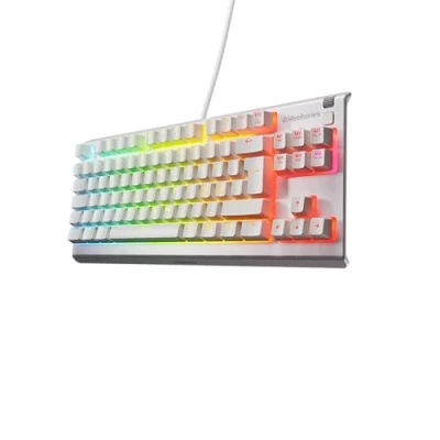 Bild av SteelSeries Apex 3 TKL Gaming Tangentbord Nordisk Vit