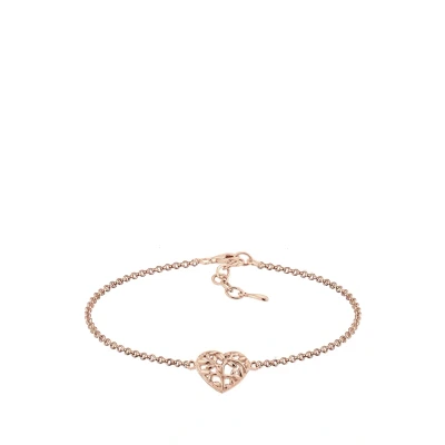 Bild av Elli HERZ Blatt Armband Rose goldcoloured, Storlek: 16, gold coloured