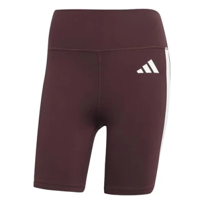 Bild av adidas Performance Optime Essentials 3STRIPES Short Leggings Tights, Storlek: XSx5&quot;, Aurora ruby/white