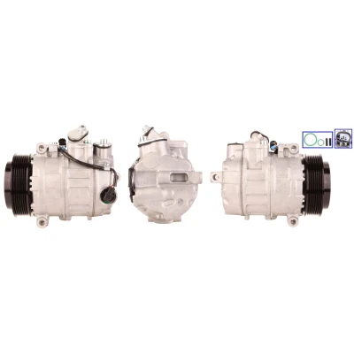 Bild av LUCAS ELECTRICAL ACP655 Compresseur De Climatisation PAG 46 avec joints MERCEDES BENZ: Classe E Berline, C CLK Coupe