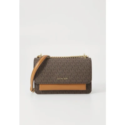 Bild av Michael Kors Claire Shoulder Axelremsväska, Storlek: One Size, Brown