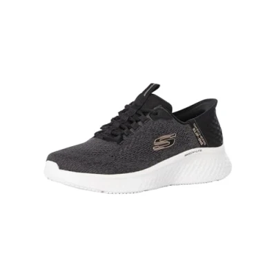 Bild av Skechers Skech lite Pro träningsskor för män, Svart nät grå trim, 41 EU