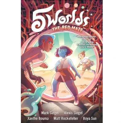 Bild av 5 Worlds Book 3: The Red Maze: (A Graphic Novel)