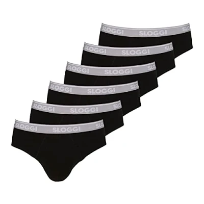 Bild av Sloggi 6ER PACK GO ABC Briefs, Storlek: Small, Schwarz