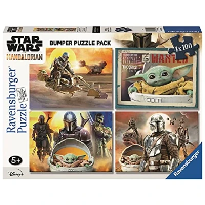 Bild av Ravensburger Pussel: Star Wars, Baby Yoda, pussel 5 år och äldre, för barn år, barn, 4 100 bitar, present pussel, mandalorian