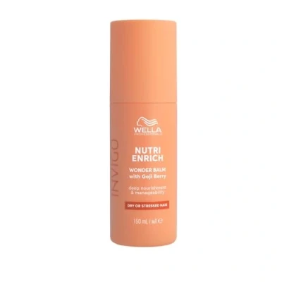 Bild av Wella Professionals Invigo Nutri Enrich Wonder Balm fuktgivande anti frizz balsam med E vitamin Leave in för levande lockar 150 ml