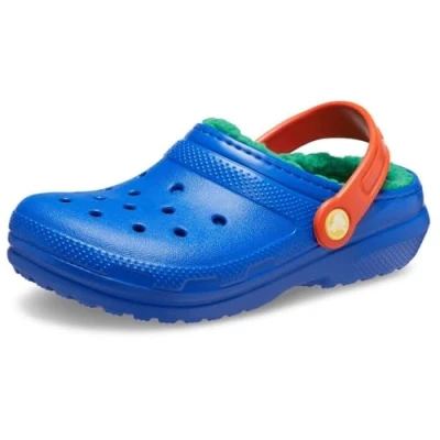 Bild av Crocs Classic Lined Clog T Träsko unisex barn, Blue Bolt/Multi, 22/23