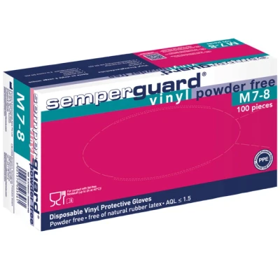 Bild av HANDSKE SEMPERGUARD VINYL 8 PUDERFRI IC SEMPERIT Beijerbygg Byggmaterial