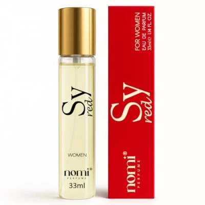 Bild av Nomi Perfume för kvinnor, 33 ml, (SY RED) Eau de Parfum med 20 % doftoljor, fruktiga noter, svarta vinbär, långvarig