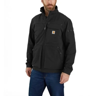 Bild av Carhartt Super Dux Relaxed Fit lätt mockhalsjacka, arbetskläder, svart, M