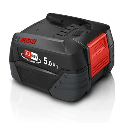 Bild av Bosch Växelbatteri Power for All 18 V 5,0 Ah BHZUB1850, lämplig för alla trådlösa obegränsade batteridammsugare, extra lång drifttid, hög prestanda, krävande rengöring, svart