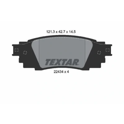 Bild av Bromsbeläggsats, Bakaxel, lexus es, rx, ux, toyota camry, c hr, hr van, corolla cross, rav 4 v, van yaris 0446602370,