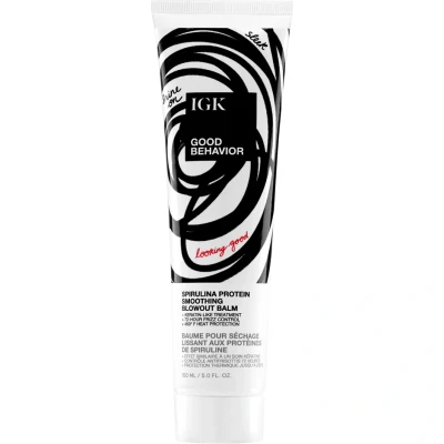 Bild av IGK Good Behavior Spirulina Protien Smoothing Blowout Balm 150 ml