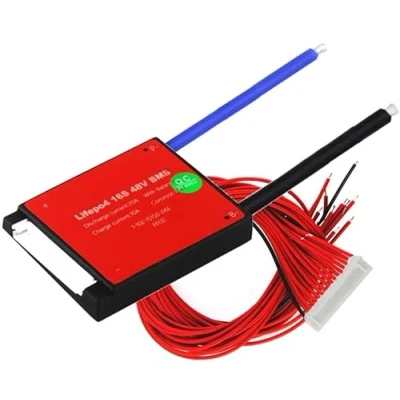 Bild av 1st 16S 48V 20A LiFePO4 litiumbatteriskyddskort BMS PCB med balans