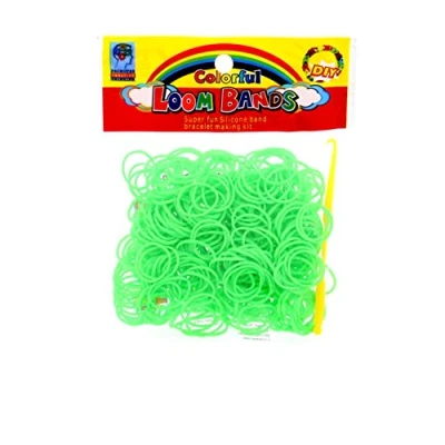 Bild av Hårsnoddar Rainbow Loom silver metall