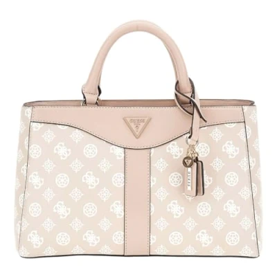 Bild av Guess Dorys Luxury Satchel Axelremsväska, Storlek: One Size, Sand