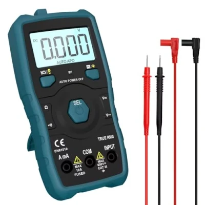 Bild av Multimeter Automatisk mångsidig Digital Elektrisk Testare med NCV Sann RMS 4000 räknas AC DC Voltmeter Amperemätare Ohmmeter Motstånd Live Line Digitala HANMATEK S1