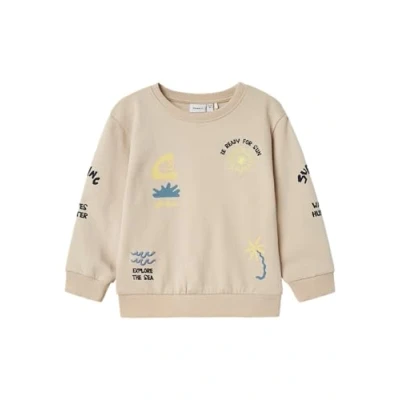 Bild av NAME IT Pojkar Nmmfesab Ls Nreg Sweat Unb, Peyote, 98