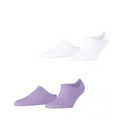 Bild av Esprit sneakerstrumpor för kvinnor (2 pack), Flerfärgad (vit lila 0020), 39 42 EU