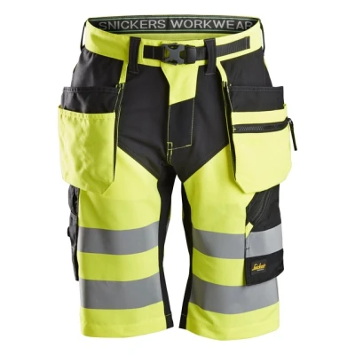 Bild av ARBETSSHORTS+ HF FW KL1 VARSELGUL/SVART STL 54 Beijerbygg Byggmaterial