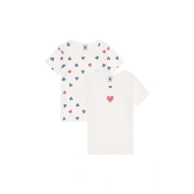 Bild av Petit Bateau KIDS 2 PACK Undertröja marshmallow/multicoloured för barn, Storlek: 86, Marshmallow/multi coloured
