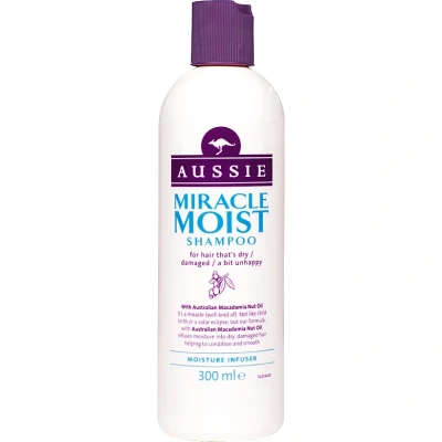 Bild av Aussie Miracle Moist Shampoo 300 ml