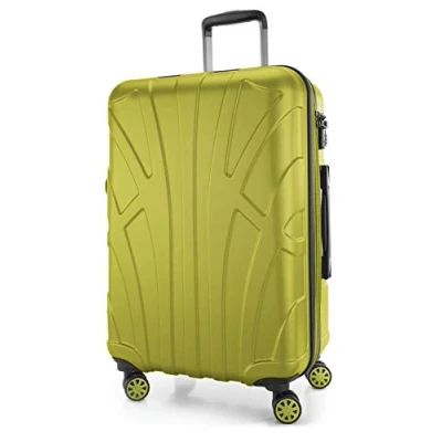 Bild av SUITLINE handbagage hårt skal väska Trolley Rollkoffer resväska väskset, 4 rullar, TSA (S, M &amp; L)