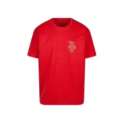 Bild av Upscale by Mister Tee NOT LIKE US Tshirt med print, Storlek: Medium, Cityred