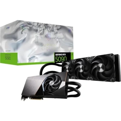 Bild av MSI GeForce RTX 5090 SUPRIM LIQUID SOC 32GB GDDR7 RAM Grafikkort