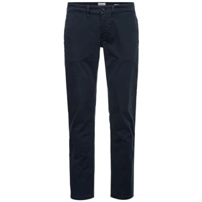Bild av camel active herr bomull chino madison byxor, blå, 34W / 32L