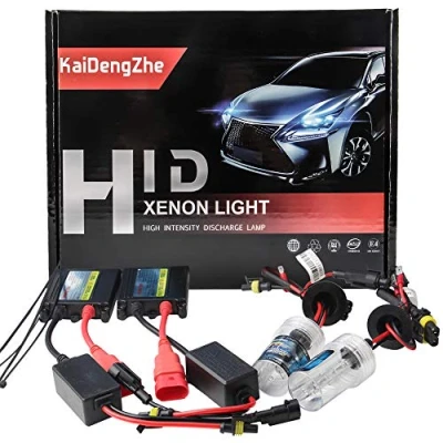 Bild av KaiDengZhe 2 st HID Xenon ballast konverteringssats ersättning slim för 12 V H7 6000 K 55 W superljus hög kvalitet glödlampor