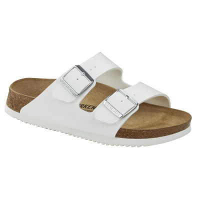 Bild av Birkenstock Arizona SL Birko Flor sandal, unisex, vuxen, normal, Vit 1018220, 41 EU