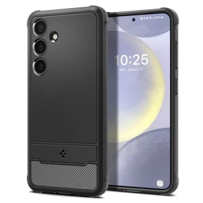 Bild av Spigen Rugged Armor Case kompatibel med Samsung Galaxy S24 Plus Skal Fodral Svart