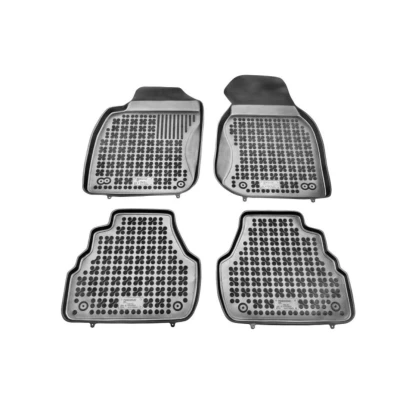 Bild av REZAW PLAST 200304 Ensemble de tapis sol Caoutchouc avant et arrière 4 noir Sur mesure AUDI: A6 C5 Berline
