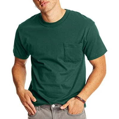Bild av Hanes T shirt för män, djup skog, XL