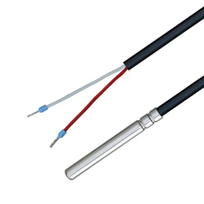 Bild av iOVEO 035HP34202 NTC 2 kohm temperaturgivare med PVC kabel upp till 105 C, temperatursensor, givare, uppvärmning, NTC, meter