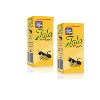 Bild av 2 flaskor ANT EGG OILHair Removal Äkta Organic Permanent Reducing Solution, Tala OIL 20 ml 0,7 oz by