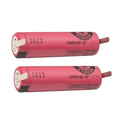 Bild av Original UR14500AC Batteri, Uppladdningsbart Batteri 3,7 V 740 MAh (kompatibel Med Braun Oral B IO serien IO4, IO5, IO6, IO7, IO8, IO9, IO10) Ersättningsbatteri For Tandborste Och Rakapparat(2PCS)
