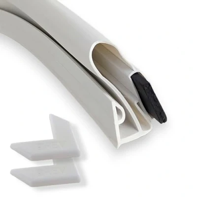 Bild av DL pro Universal dörrtätning set 200 x 100 cm magnetisk tätning gummitätning för fastspänning i kylskåp kombination med kylfrysning