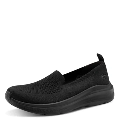 Bild av TAMARIS Comfort dam cool innersula veg tofflor, Black Uni, 39 EU, Svart, EU