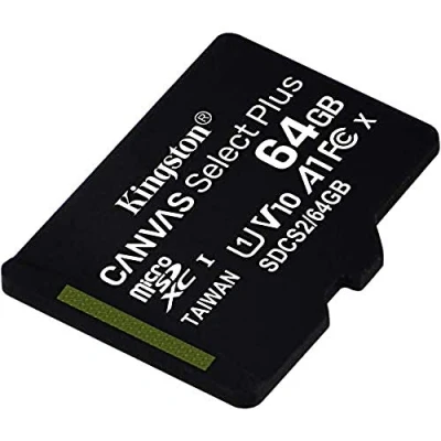 Bild av Kingston Canvas Select Plus micro SD minneskort, SDCS2/64 GBSP klass 10