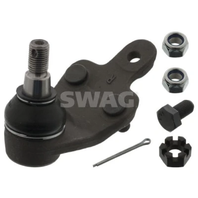 Bild av SWAG 81 94 3076 Rotule de suspension Essieu avant droit, inférieur avec ecrou crénelé 17,5 pour bras oscillant transversal TOYOTA: Camry VI Berline