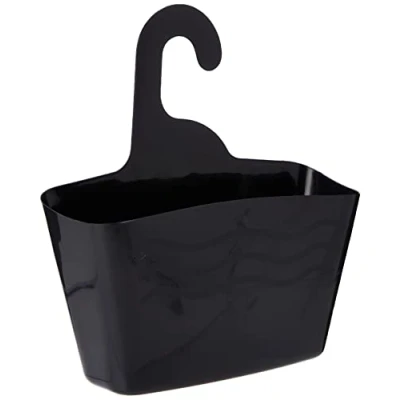 Bild av douceur d&#039;intérieur, Duschkorg (23,5 x 8,5 25,5 cm) vitamin svart, plast