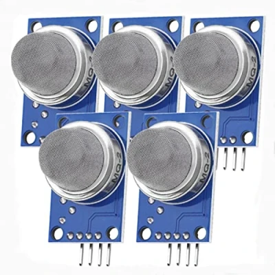 Bild av AZDelivery 5 x MQ 2 gas sensor rök luftkvalitetsmodul kompatibel med Arduino inklusive e book
