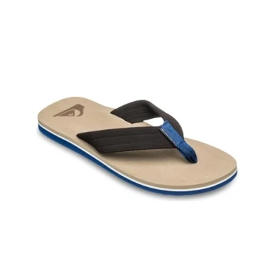 Bild av Quiksilver Molokai Layback Textured Badsandaler, Storlek: 42, Snd brown Konstmaterial/nylon