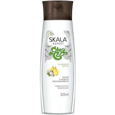 Bild av SKALA Expert schampo kokosolja 325 ml 100% vegan, närande och fuktgivande Glans reparation För alla hårtyper djurvänligt
