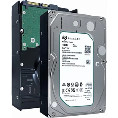 Bild av Seagate Exos 7E10 Enterprise Class Intern 10TB hårddisk, 3,5 tum, modellnummer: ST10000NM017B (renoverad)